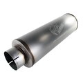Afe Power MACH FORCE XP EXHAUST SYSTEM MUFFLER 409 SS; 5"ID INLET/OUTLET X 30" O 49-91012